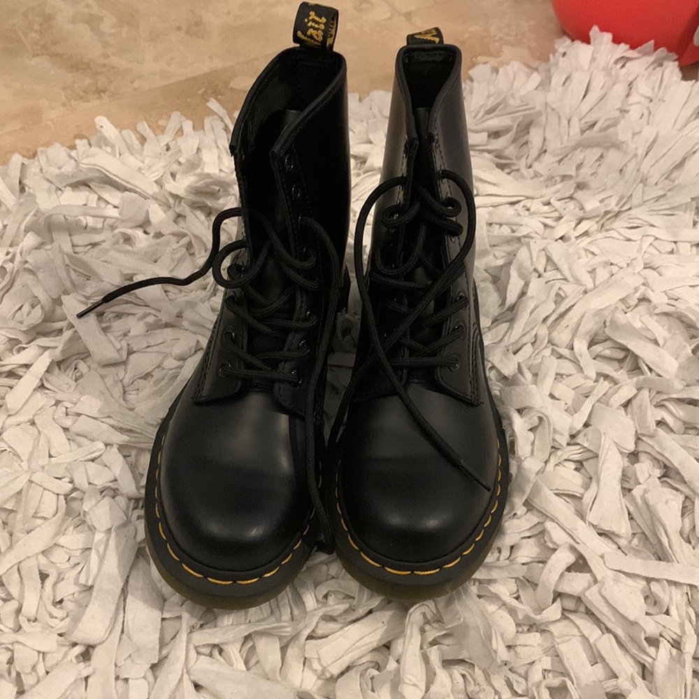 Black doc martens- brand new